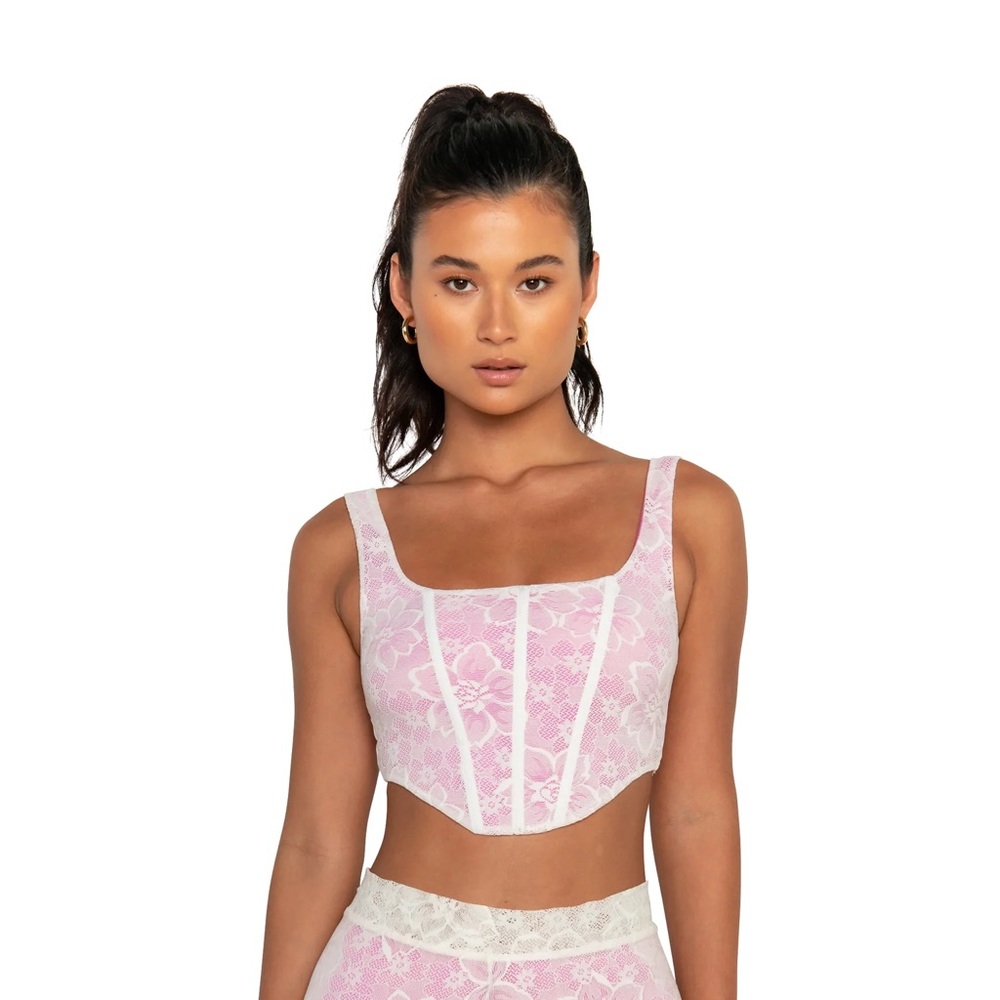 Fae SwimHouse-Lace Corset Top Chella